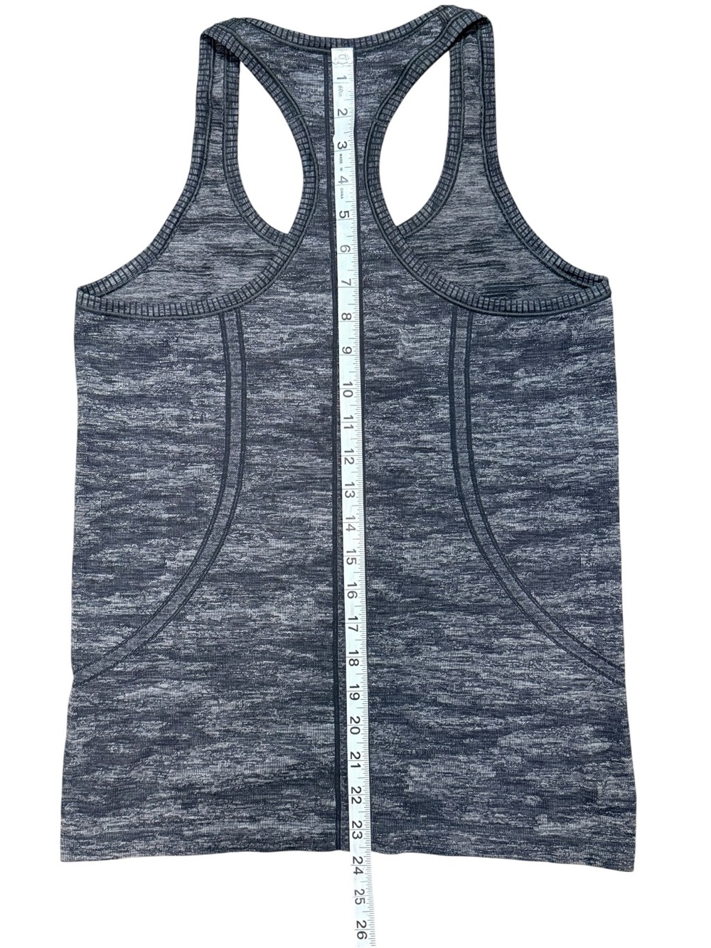 Lululemon Swiftly Tech Racerback Tank Top Gray Space Dye Size 8 - Picture 9 of 9